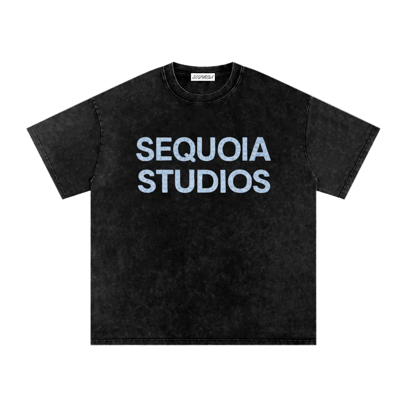 Sequoia studios oversized washed T-shirt-black/blue *PRE-ORDER*