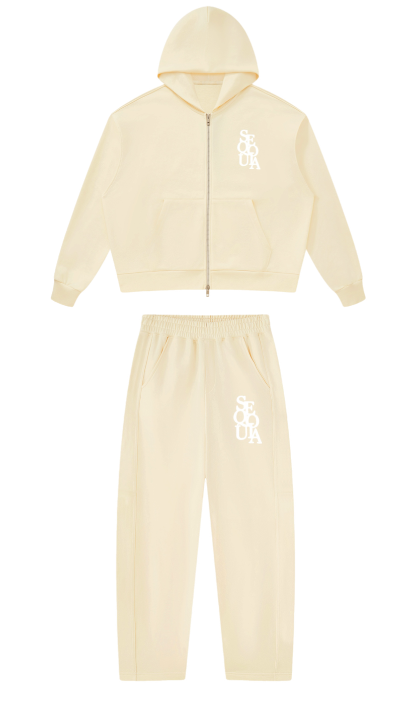 Sequoia luxe tracksuit-cream *PRE-ORDER*