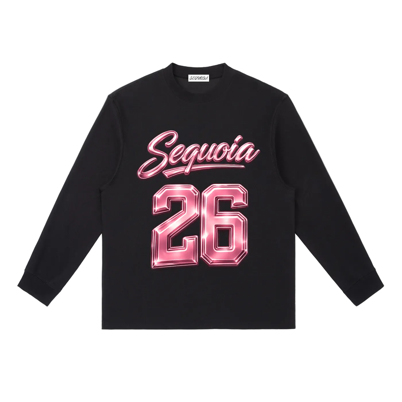 Sequoia 26 longsleeve-black/pink *PRE-ORDER*