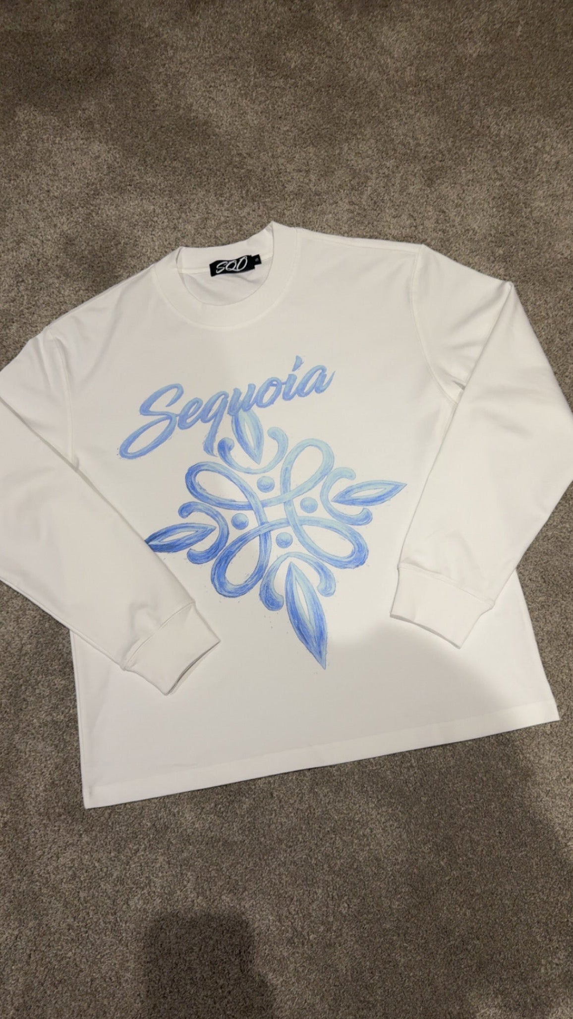 Sequoia signature logo longsleeve-blue *PRE-ORDER*