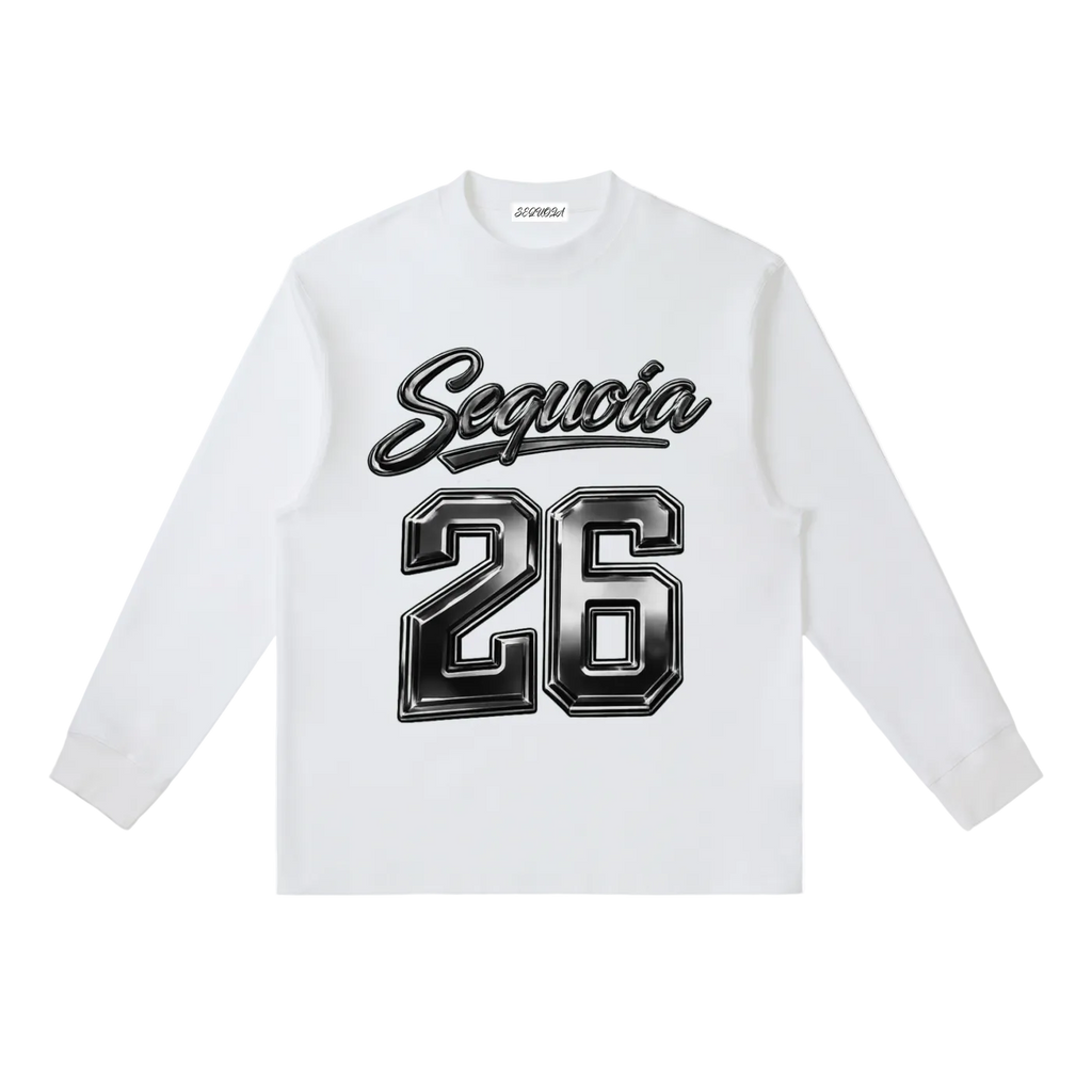 Sequoia 26 longsleeve-white/black *PRE-ORDER*