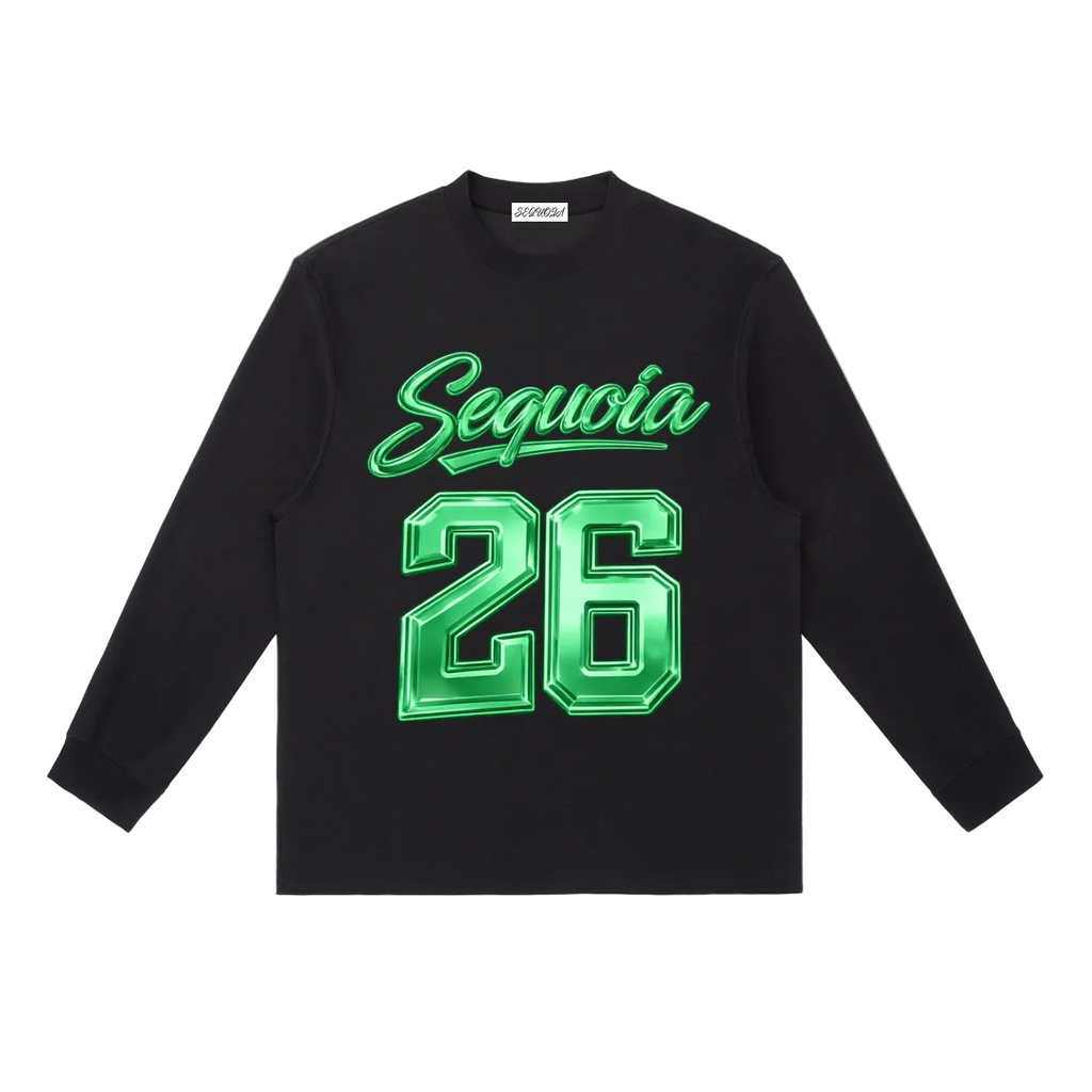 Sequoia 26 longsleeve-black/green *PRE-ORDER*