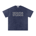 Sequoia studios oversized washed T-shirt-navy *PRE-ORDER*