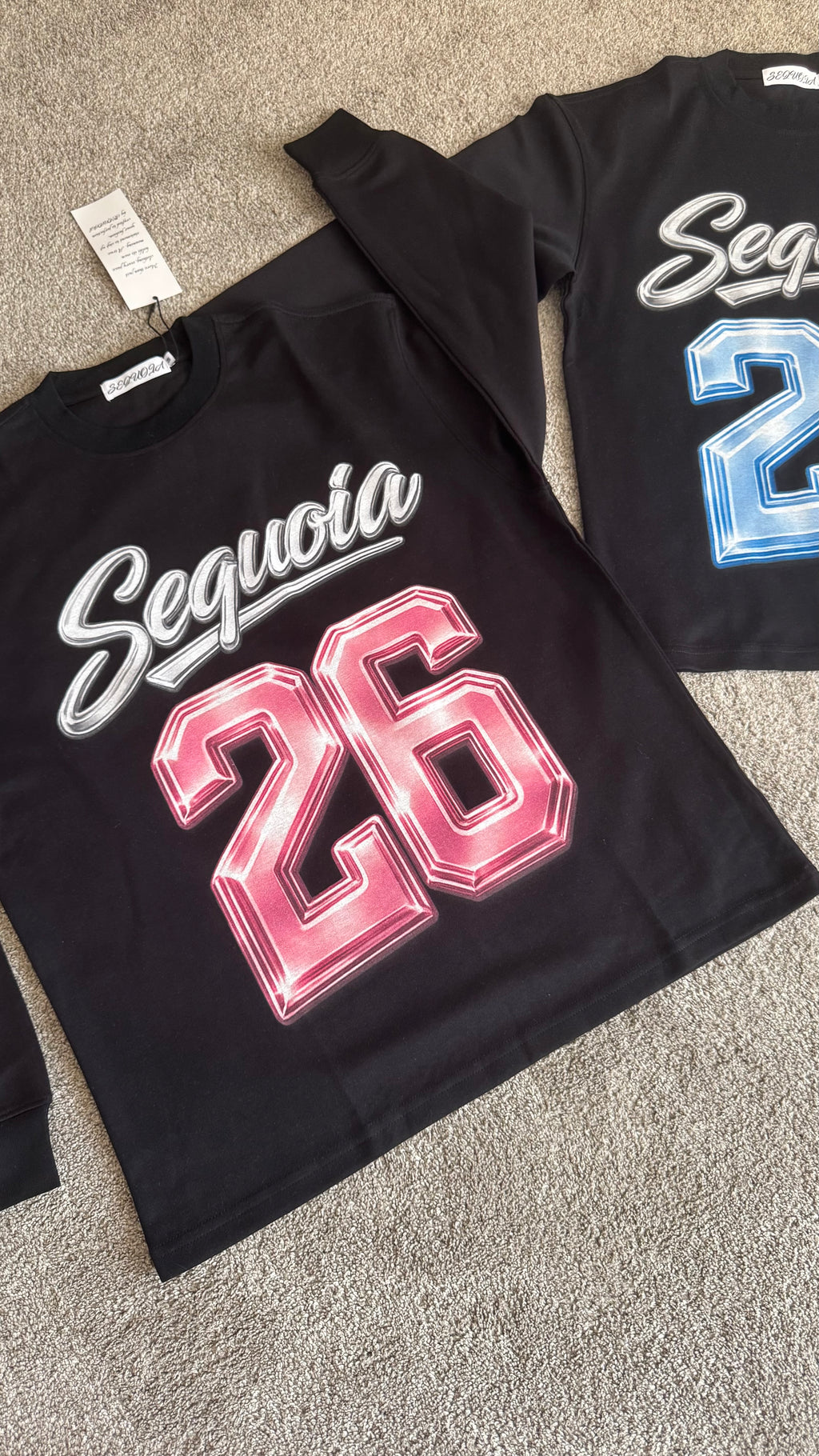 Sequoia 26 longsleeve-black/silver/pink *PRE-ORDER*