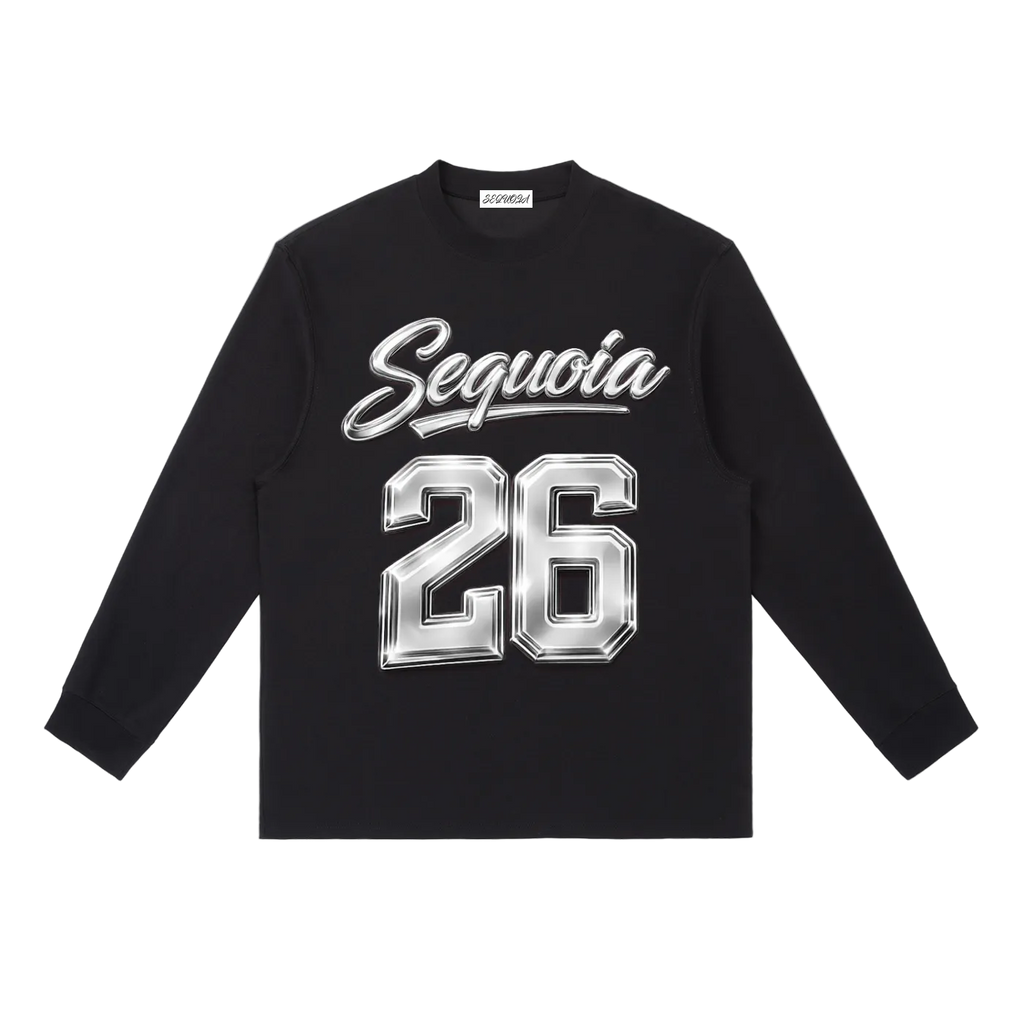 Sequoia 26 longsleeve- black/silver *PRE-ORDER*