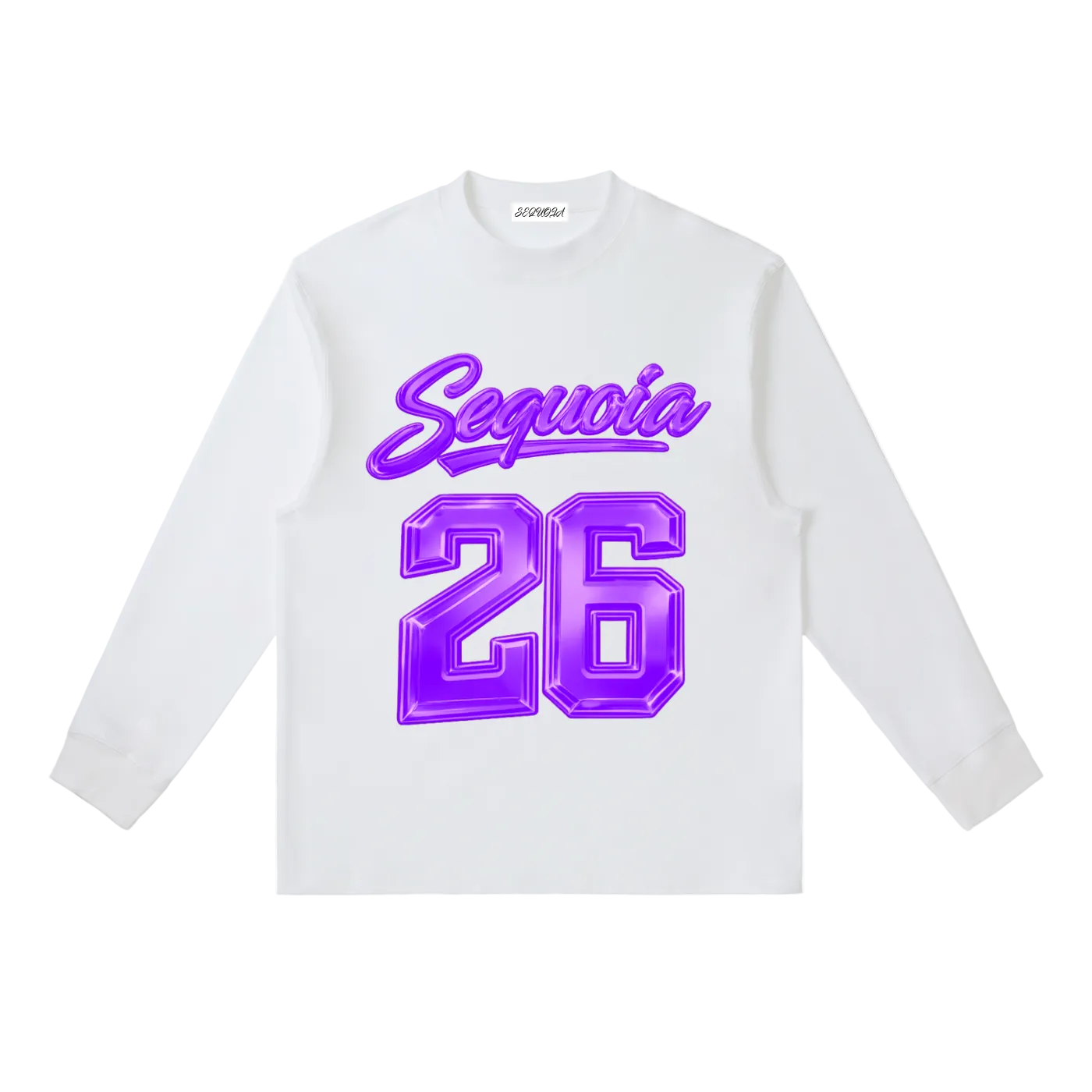 Sequoia 26 longsleeve-white/purple *PRE-ORDER*