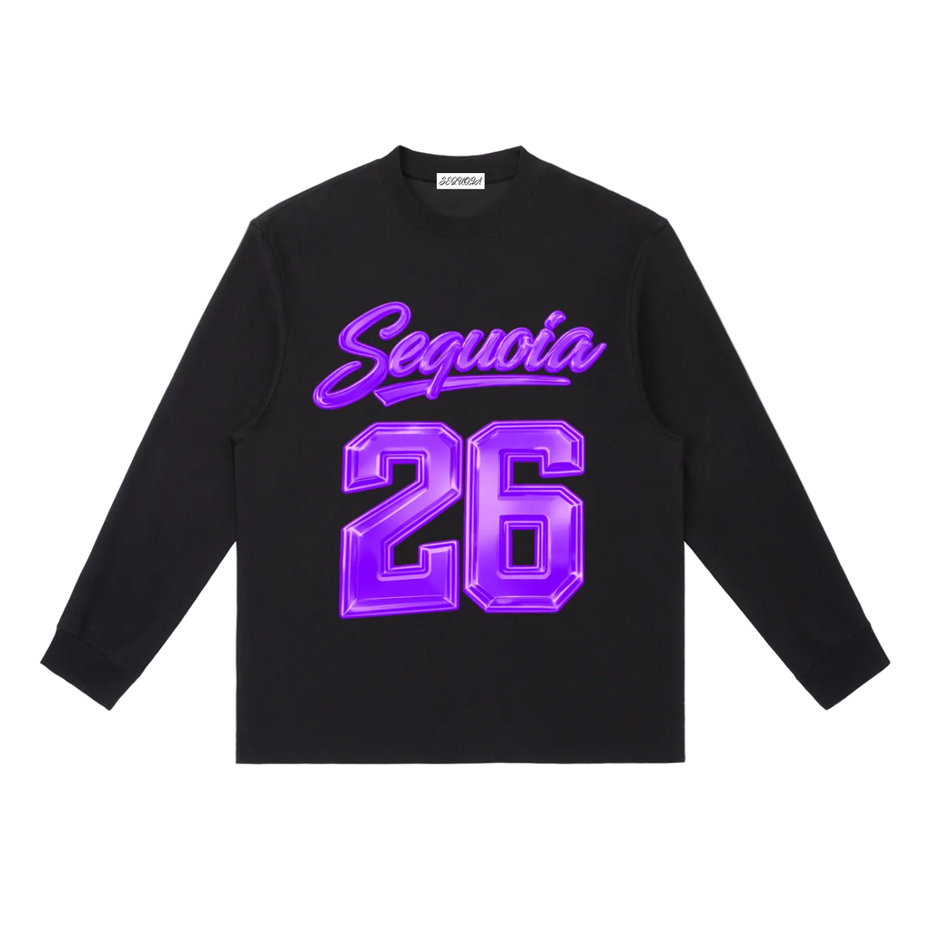Sequoia 26 longsleeve-black/purple *PRE-ORDER*