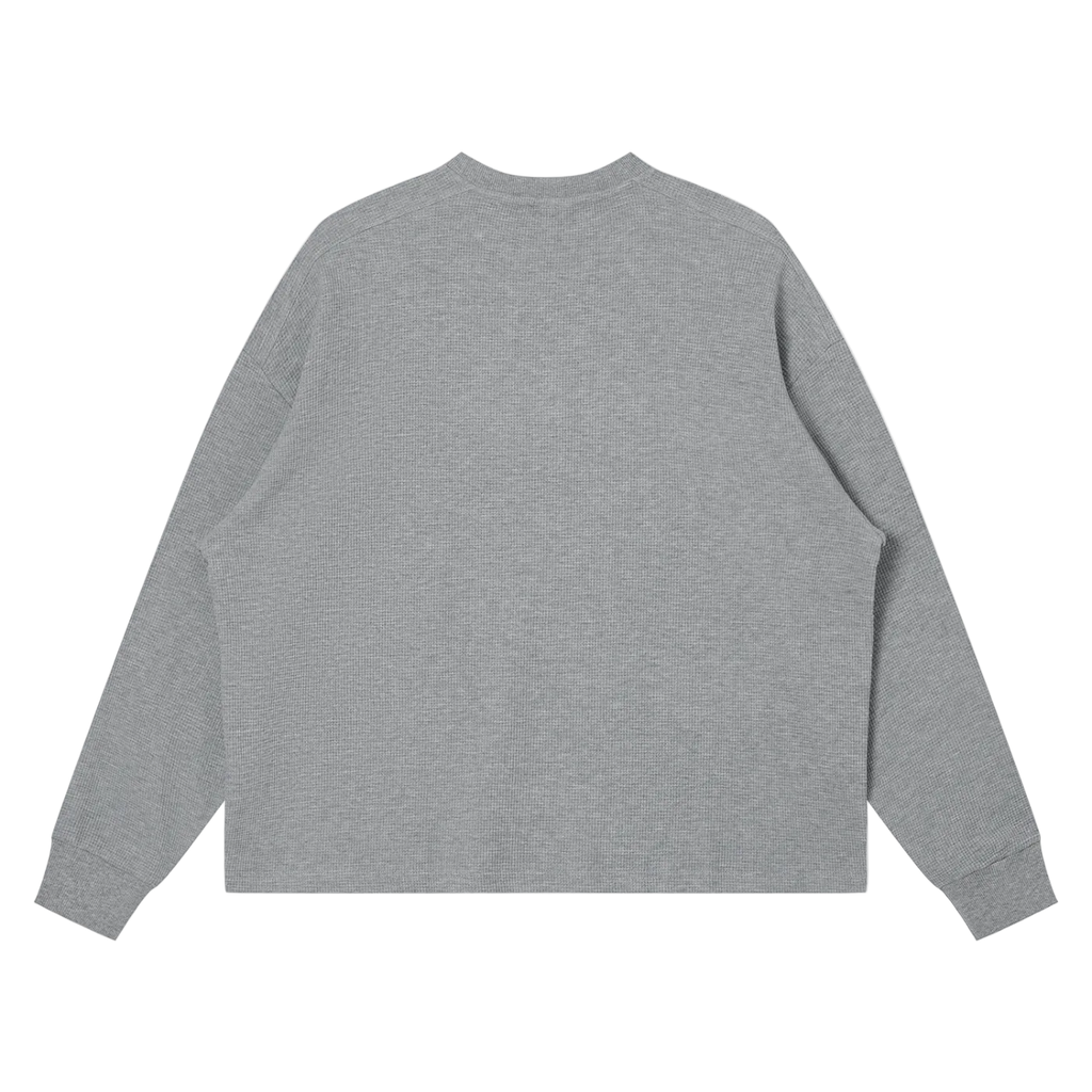 Sequoia 26 waffle knit longsleeve-grey camo *PRE-ORDER*
