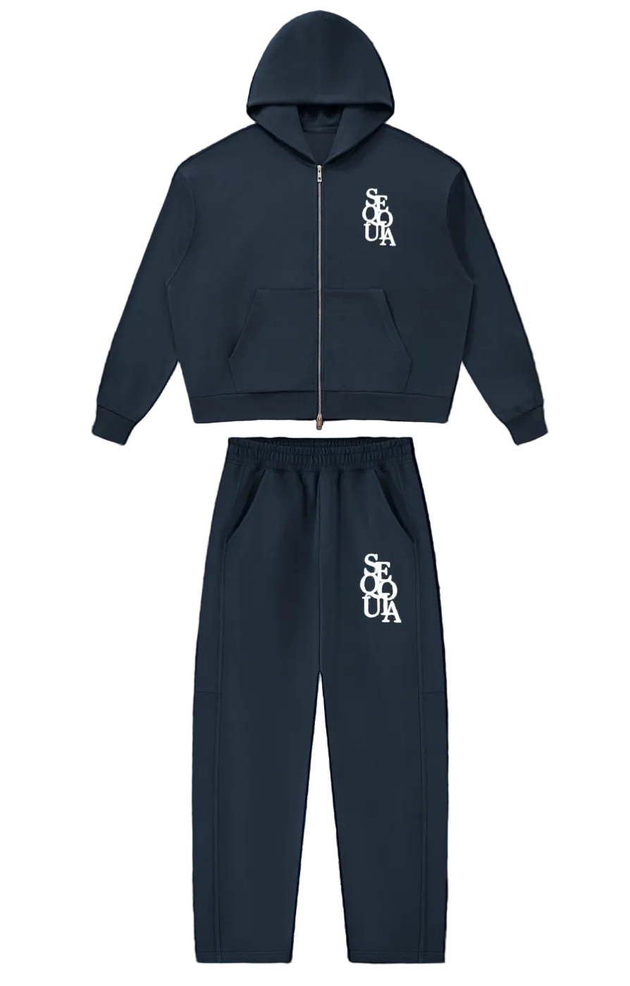 Sequoia luxe tracksuit-navy *PRE-ORDER*