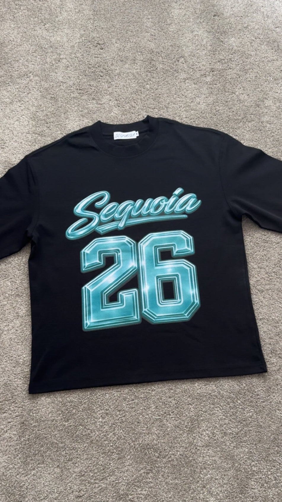 Sequoia 26 longsleeve-black/turquoise *PRE-ORDER*