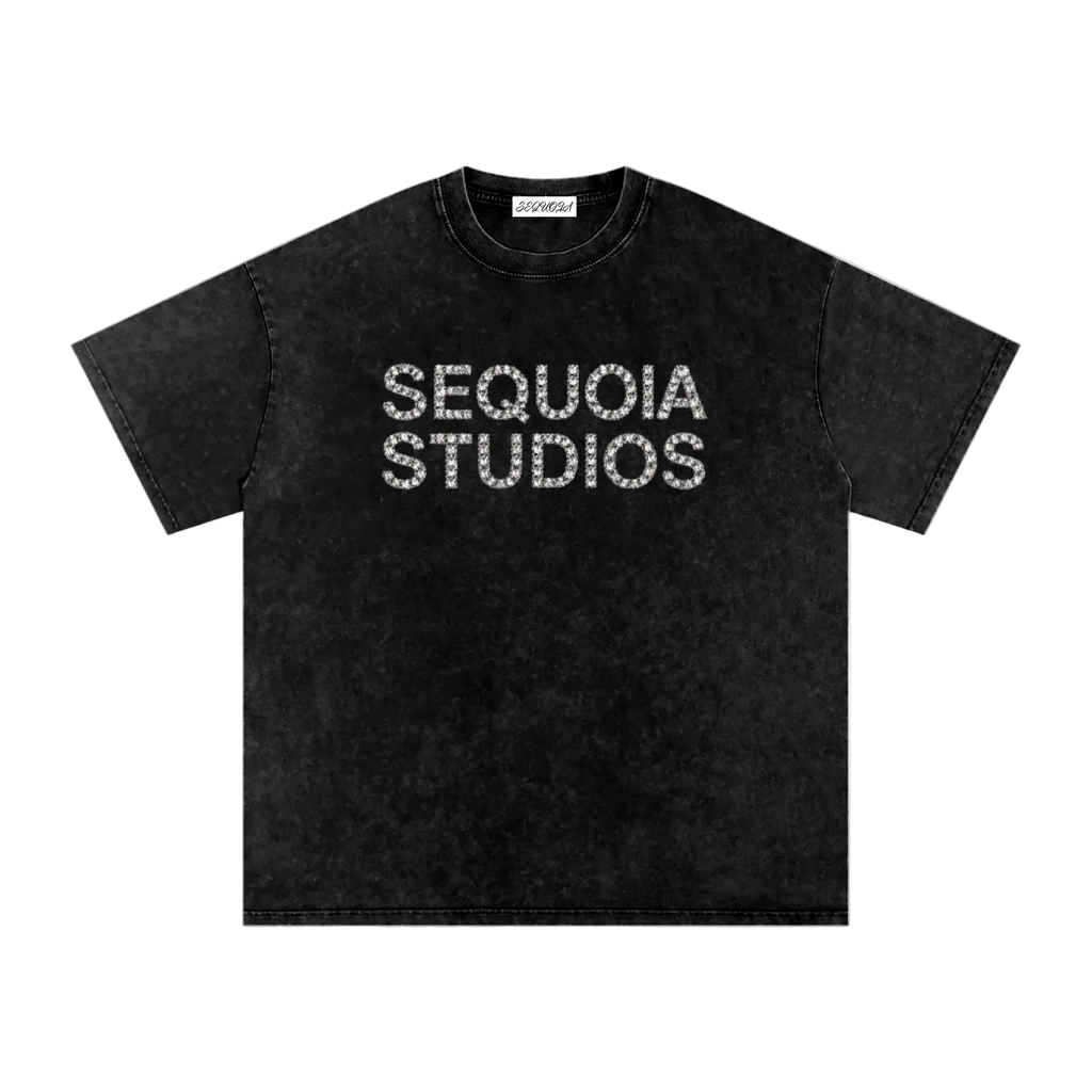 Sequoia studios oversized washed T-shirt-black *PRE-ORDER*