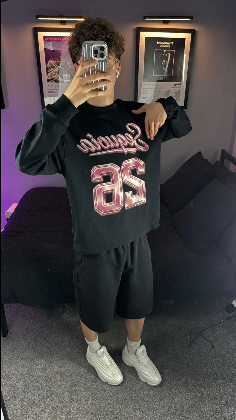 Sequoia 26 longsleeve-black/pink *PRE-ORDER*