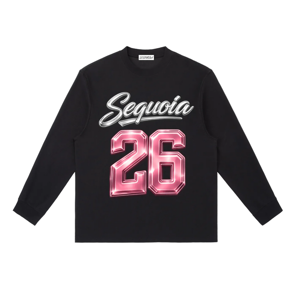Sequoia 26 longsleeve-black/silver/pink *PRE-ORDER*
