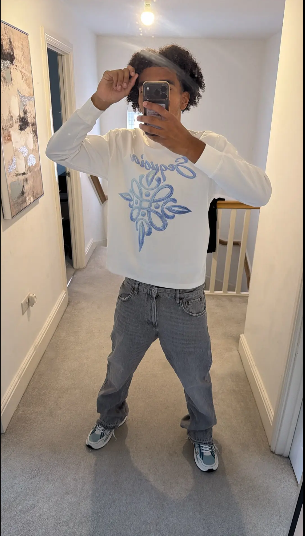 Sequoia signature logo longsleeve-blue *PRE-ORDER*