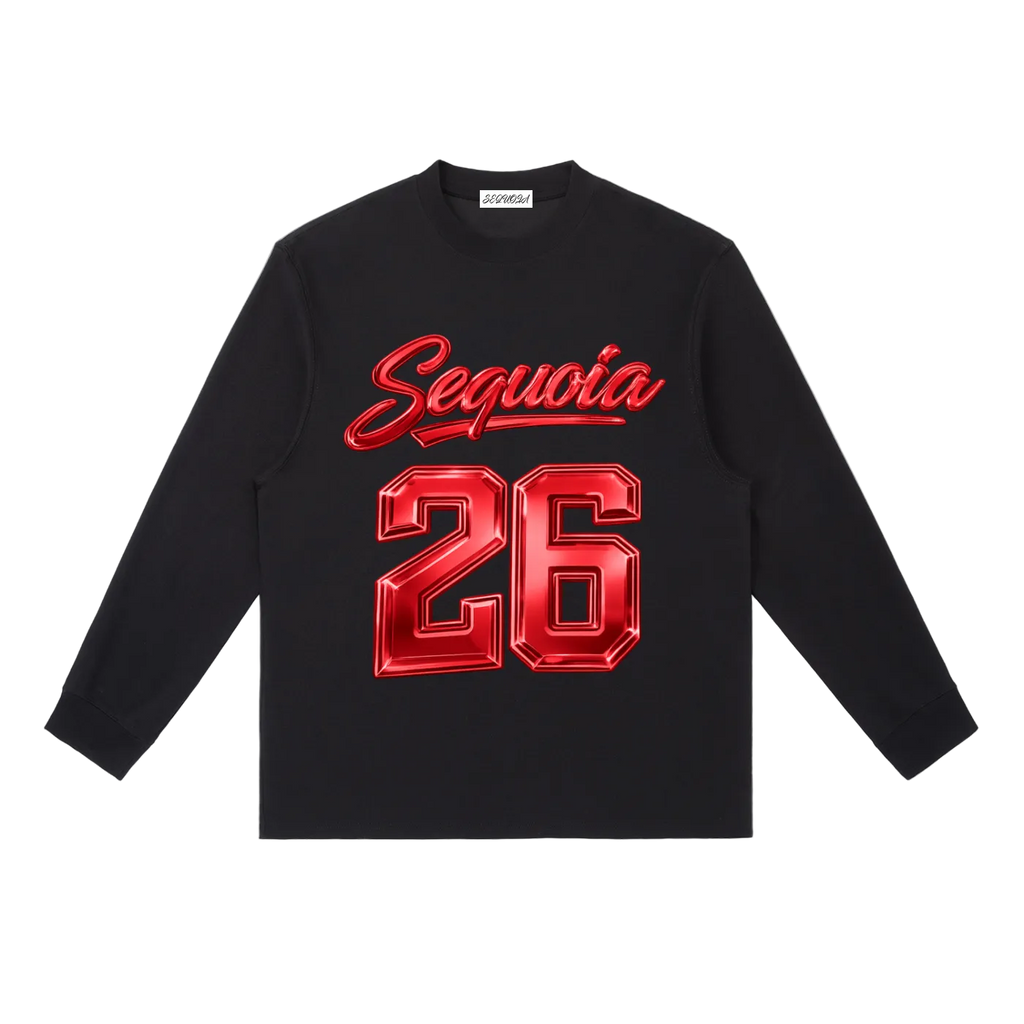 Sequoia 26 longsleeve-black/red *PRE-ORDER*