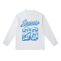 Sequoia 26 longsleeve-white/baby blue *PRE-ORDER*