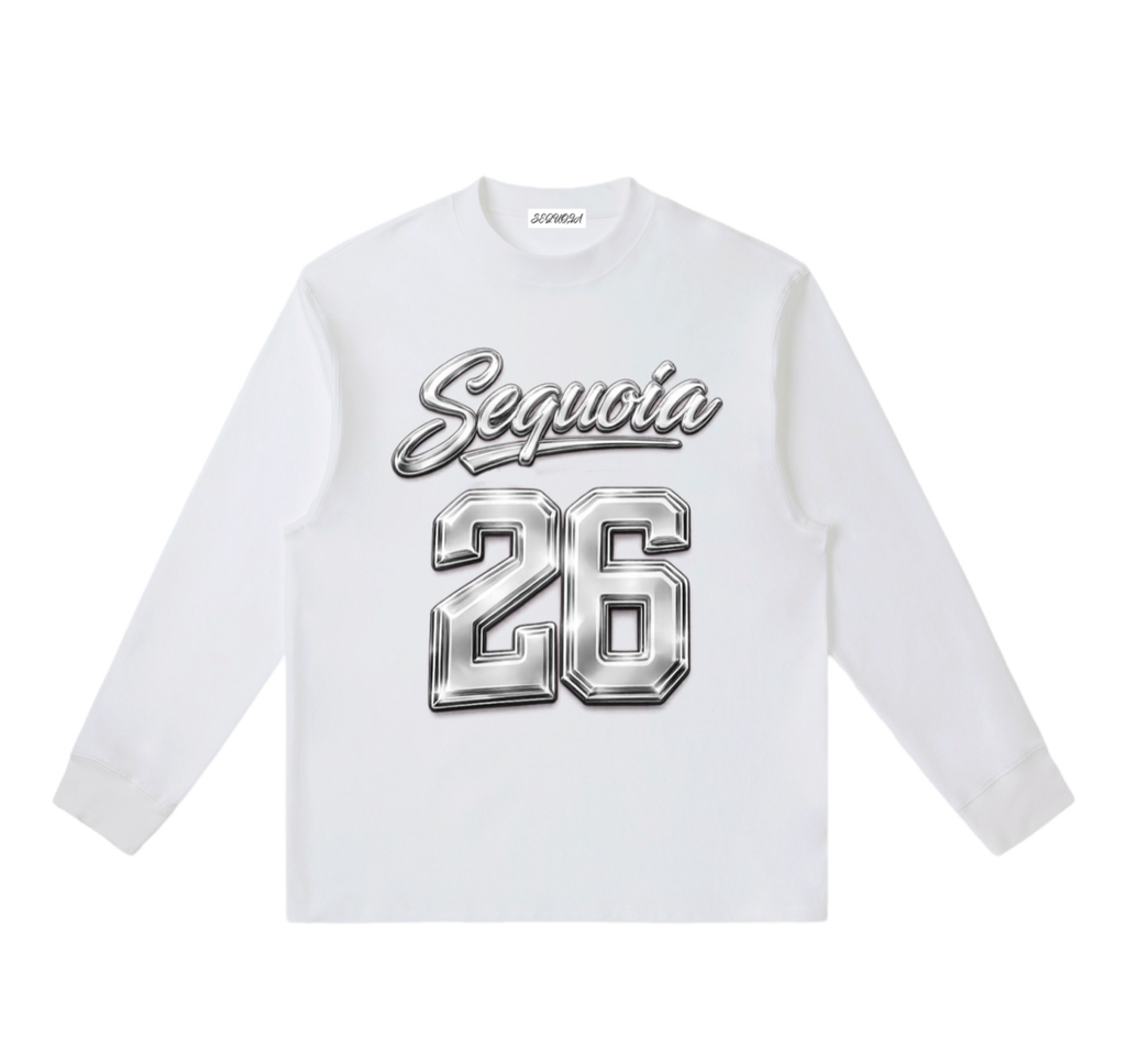 Sequoia 26 longsleeve-white/silver *PRE-ORDER*
