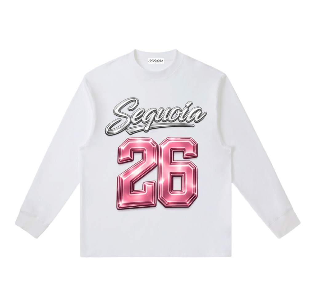 Sequoia 26 longsleeve-white/silver/pink *PRE-ORDER*