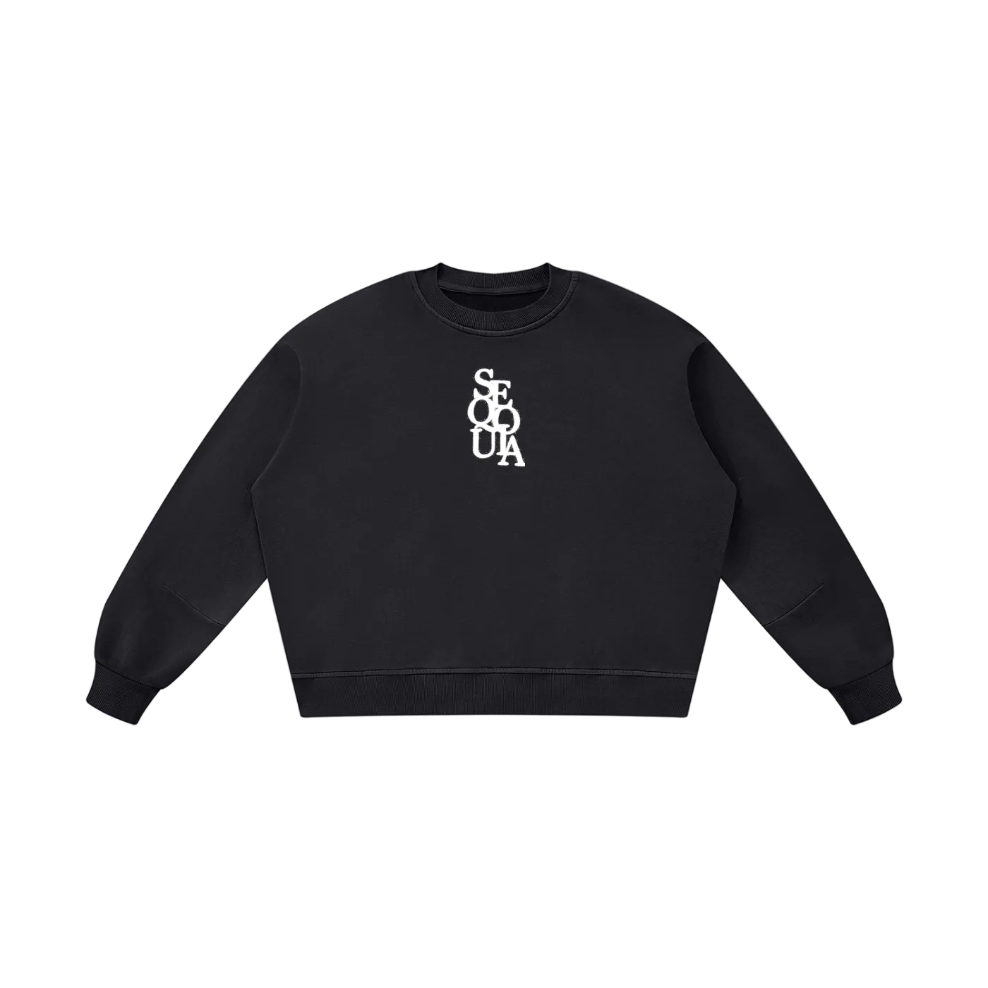 Sequoia boxy sweatshirt-black *PRE-ORDER*