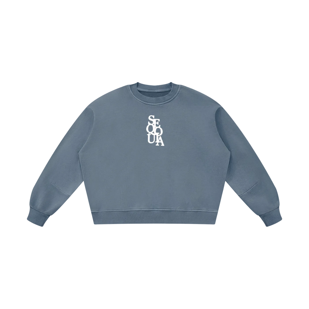 Sequoia boxy sweatshirt-blue *PRE-ORDER*